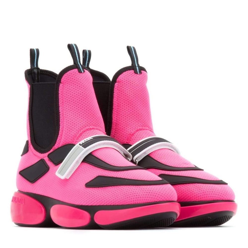 PRADA - Cloudbust high-top sneakers